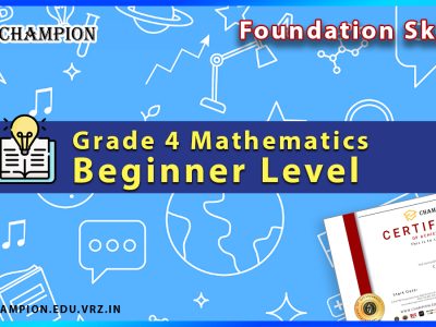 Grade 4 Math | Beginner Level → Foundation Skills